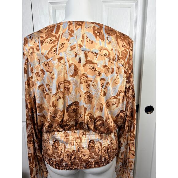 Anthropologie Tiny Valentina Long Sleeve Printed Surplice Top Size 3X Plus NWT - Picture 5 of 12